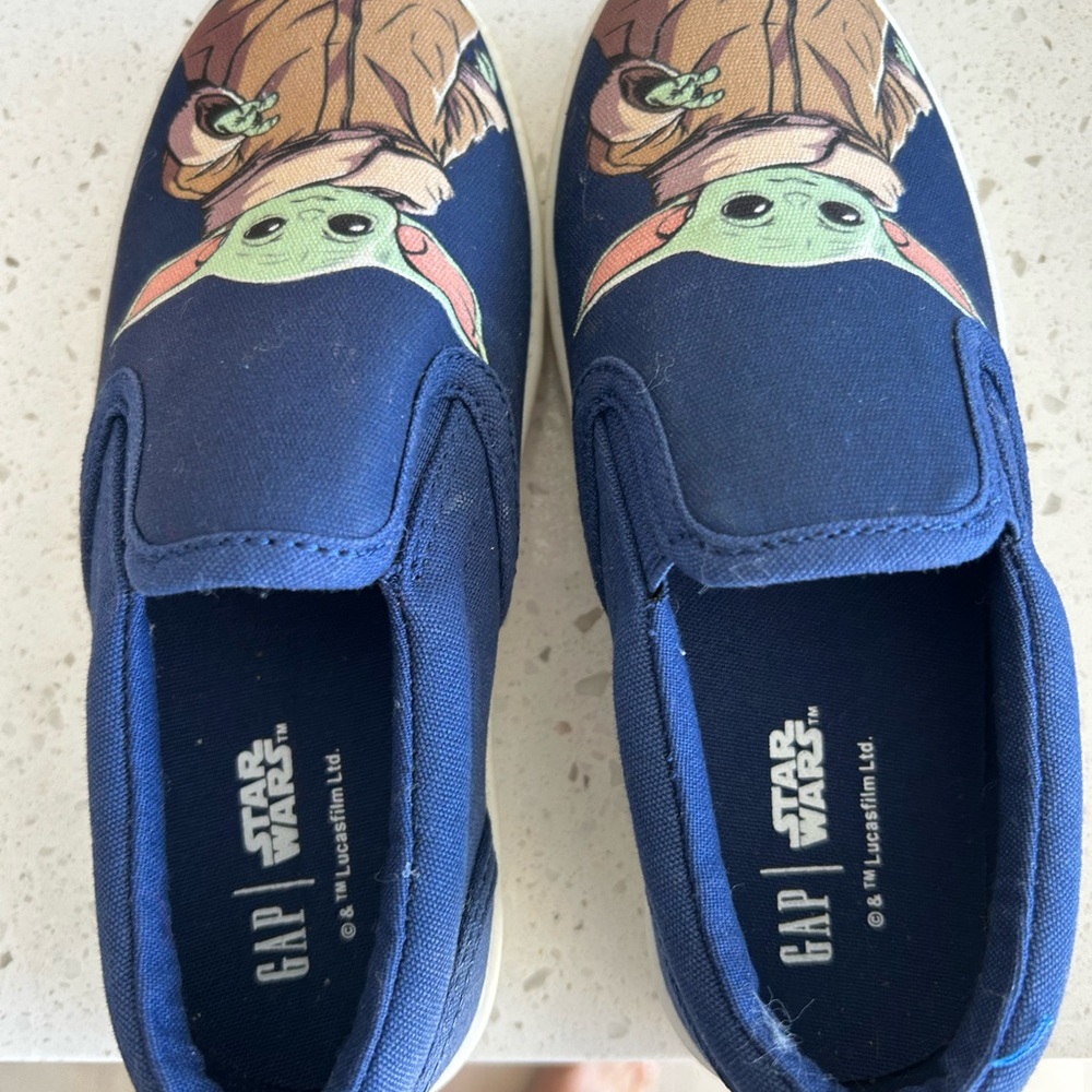 GAP Navy Star Wars Slip-On Shoes